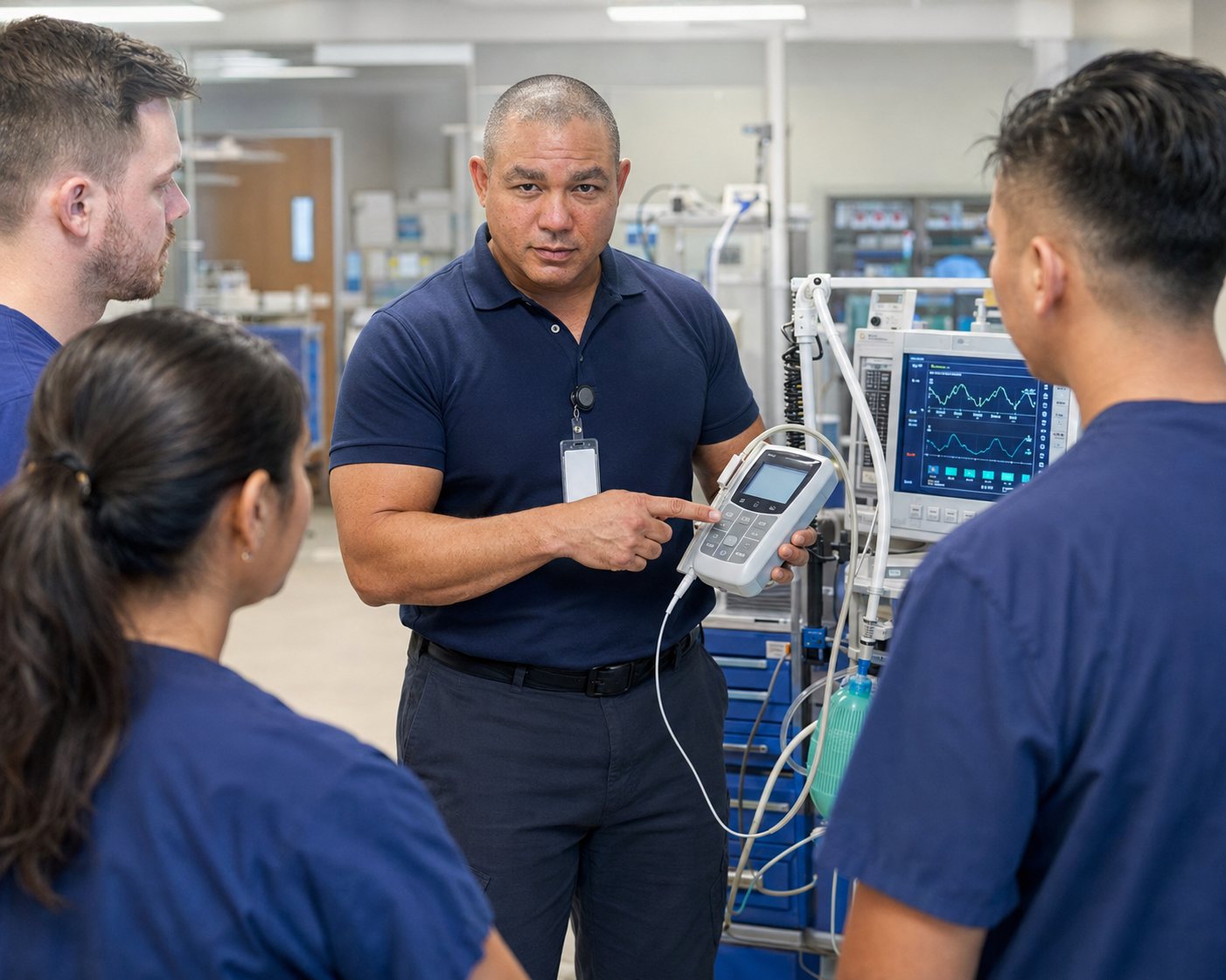 BiomedRx technician performing portfolio to protect patient safety